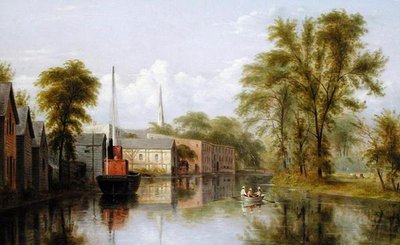 On the Bronx River, West Farms, New York by William Rickarby Miller