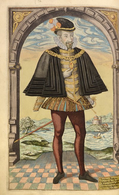 Emmanual Philibert, Duke of Savoy, from Honor Military, and Civill, William Segar, pub. Robert Barker, London, 1602 by William Rogers