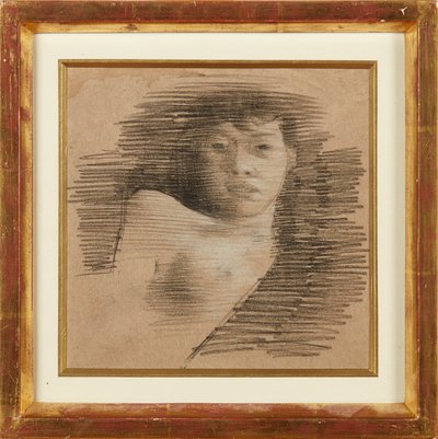 Girl in Paris by William Rothenstein