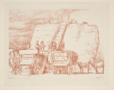 Hay Wagons by William Rothenstein