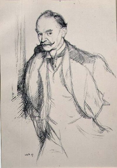 Portrait of Thomas Hardy from the Series 