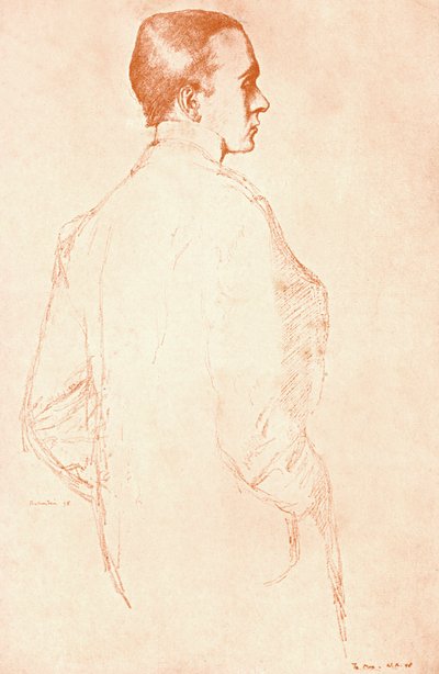 Sir Henry Maximilian Beerbohm, English Parodist and Caricaturist by William Rothenstein