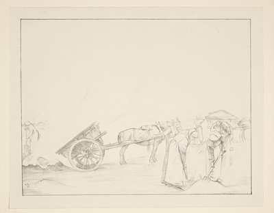 Burning Couch-Grass by William Rothenstein