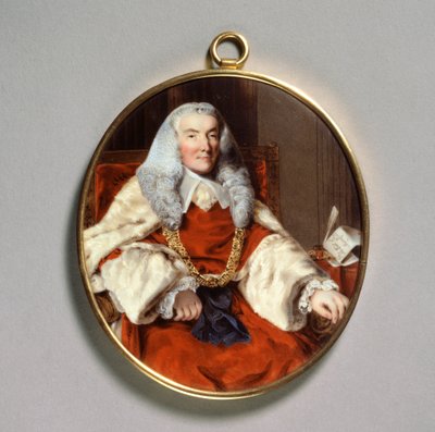 Portrait of Sir William Murray, 1st Earl of Mansfield, 18th century by William Russell Birch