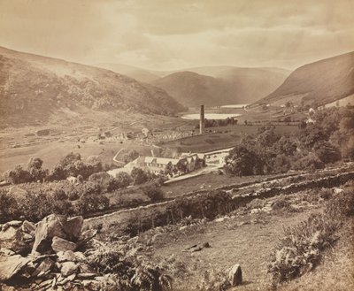The Valley of Glendalough, County Wicklow, Ireland, c. 1864 by William Russell Sedgfield