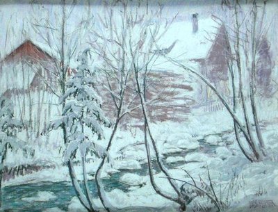 Chalets in the Snow by William Samuel Horton