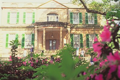 Exterior View of the Richardson-Owens-Thomas House, built 1817-19 by William Samuel Jay