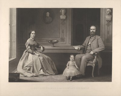 Lieutenant General Thomas J. Jackson and His Family by William Sartain