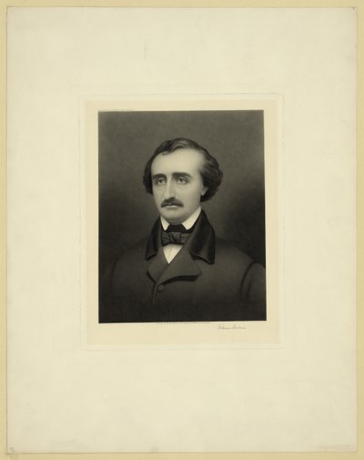 Portrait of Edgar Allan Poe 1809-1849 by William Sartain