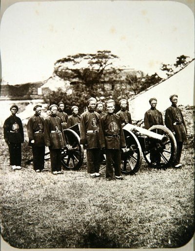 Chinese soldiers, c.1875 by William Saunders
