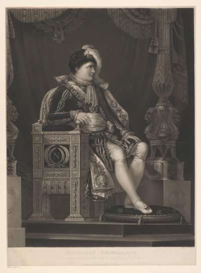 Portrait of Napoleon Bonaparte (title on object) by William Say