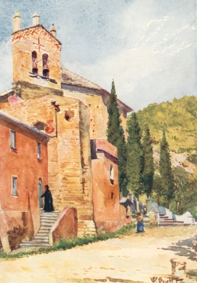 Church of Perti, near Castello Gavone by William Scott