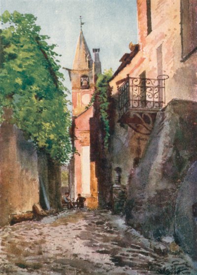 Street in Villanuova, near Albenga by William Scott
