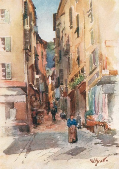 Street in the Old Town, Nice by William Scott