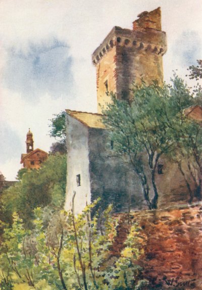 Tower at Bergeggi by William Scott