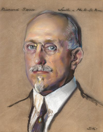Richard Swann Lull, Director of Peabody Museum 1922-? by William Sergeant Kendall