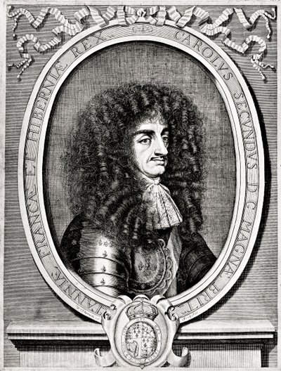 Charles II, King of Great Britain and Ireland, 19th century by William Sherwin