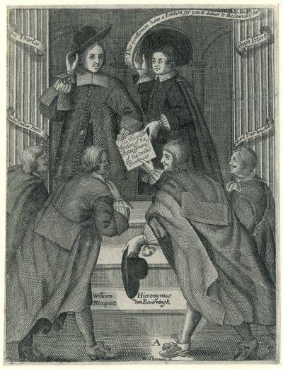 Presentation of a Petition to the English Secretary of State, ca. 1654 by William Sherwin