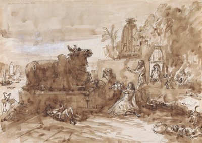 Famine in India by William Simpson