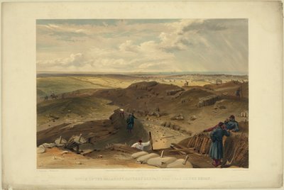 Malakoff Redoubt, Battery Gervais and Rear of the Redan by William Crimea Simpson