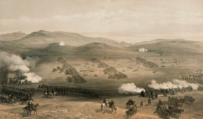 The Charge of the Light Brigade at the Battle of Balaclava, 25 October 1854 by William Crimea Simpson