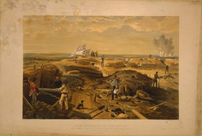 The Interior of the Redan Taken from Its Left Face by William Crimea Simpson