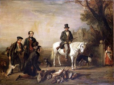 The End of the Day: William Scrope on a White Pony by William Simson