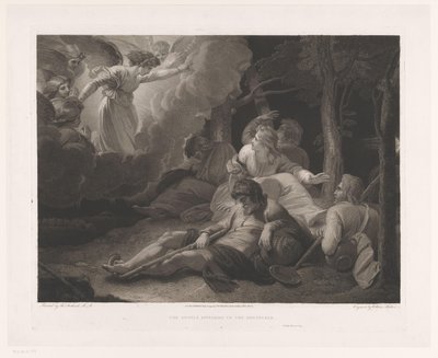 The Annunciation to the Shepherds by William Skelton