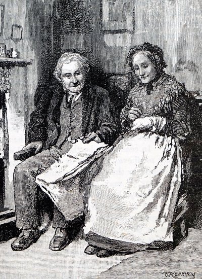 An elderly couple by William Small