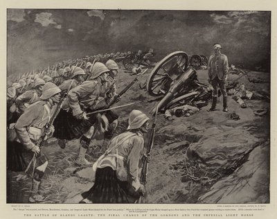 The Battle of Elands Laagte, the Final Charge of the Gordons and the Imperial Light Horse by William Small