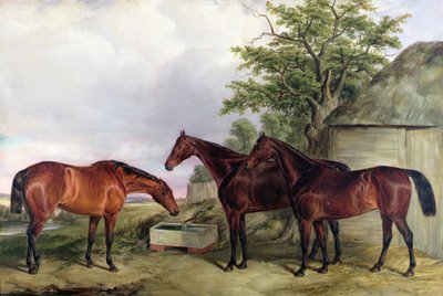 Hunters in a Landscape by William Snr. Luker