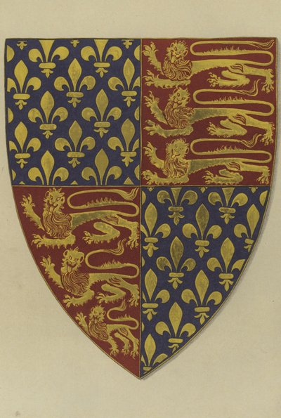 Arms of King Edward III, from his tomb in Westminster Abbey Church by William St John Hope