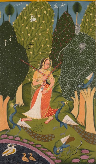 Gaudi Ragini, Page from a Ragamala Series by William Stanley Haseltine