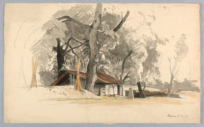 Study of Landscape, Baveno, Lake Maggiore, Italy by William Stanley Haseltine