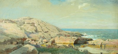 The Maine Coast at Sunset by William Stanley Haseltine