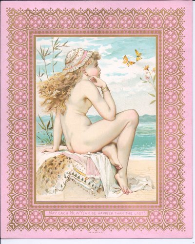 Bathing Beauty at a Beach, c.1881 by William Stephen Coleman