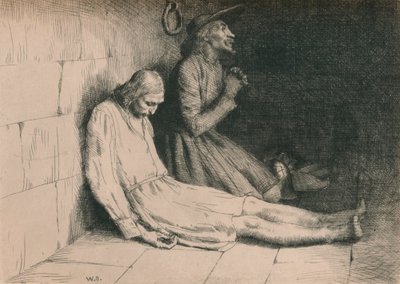 Christian and Hopeful in the Dungeon, c1916 by William Strang