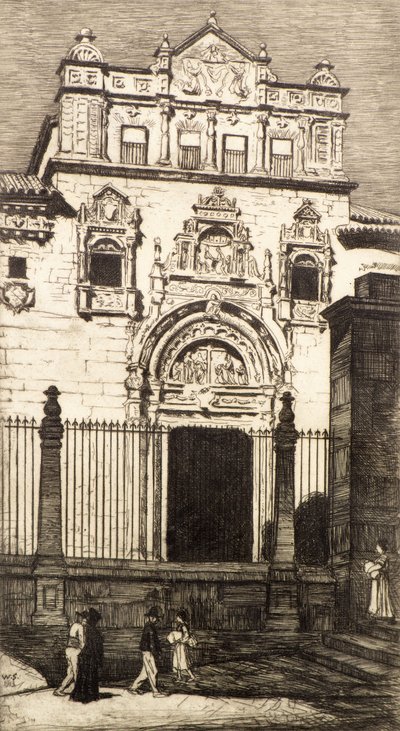 Doorway, Santa Cruz, Toledo by William Strang