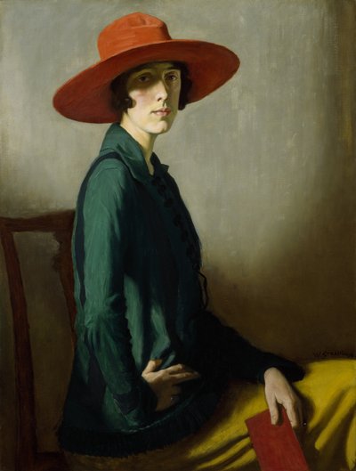 Lady with a Red Hat by William Strang