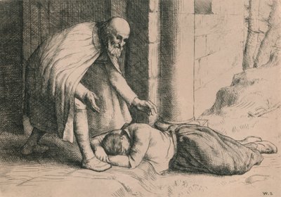 Mercy Swoons Before the Gate by William Strang