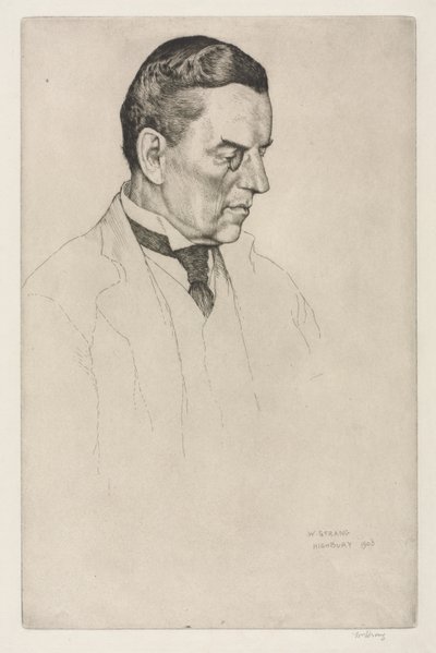 The Right Honorable Joseph Austen Chamberlain by William Strang
