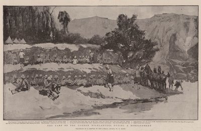 The Camp of the Gordon Highlanders during a Bombardment by William T. Maud
