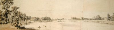 View of the Thames by William Taverner