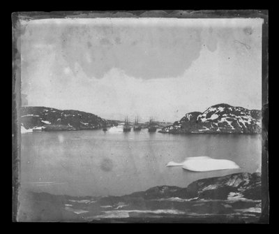 A View Across a Bay Towards the Franklin Search Ships Under Captain Belcher
