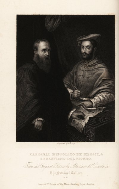 Portrait of Sebastiano del Piombo with Cardinal Ippolito de