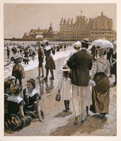 Beach Scene from Harper
