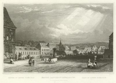 Baths Langen-Schwalbach by William Tombleson