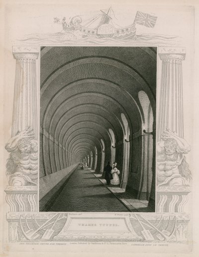 Thames Tunnel by William Tombleson