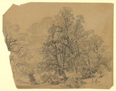 Landscape, Silberhorn, Lauterbrunnen, Switzerland by William Trost Richards
