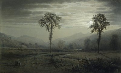 Moonlight on Mount Lafayette, New Hampshire, 1873 by William Trost Richards